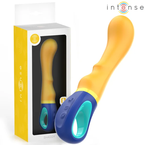 Shaggy Gelber G-Spot-Vibrator von Intense Fun kaufen | Fesselliebe