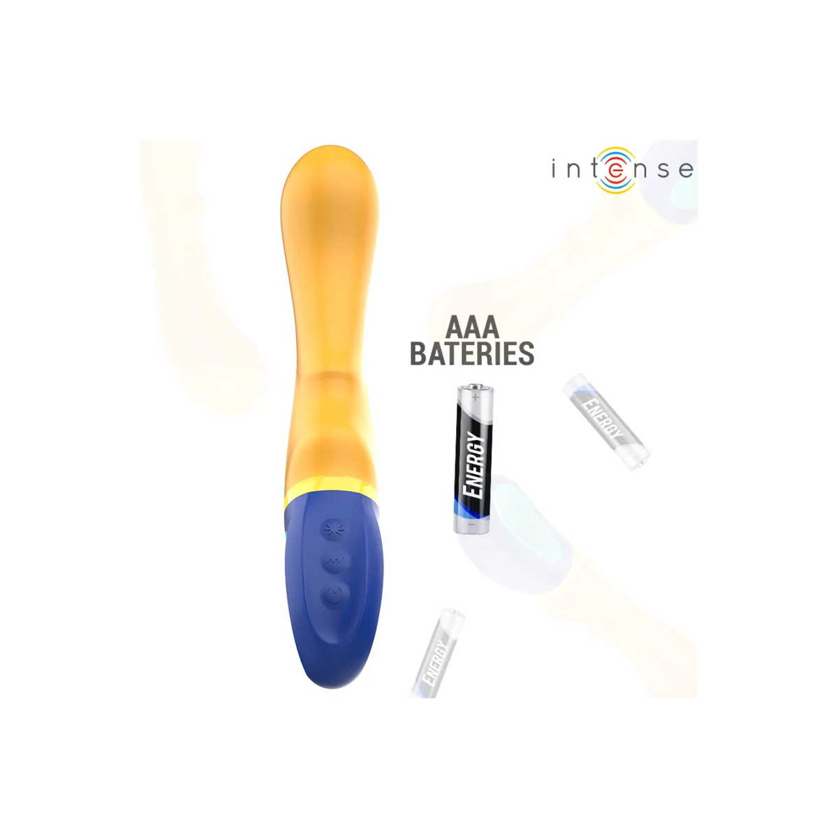Shaggy Gelber G-Spot-Vibrator von Intense Fun kaufen | Fesselliebe