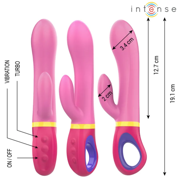 Daphne Pink Rabbit Vibrator von Intense Fun kaufen | Fesselliebe