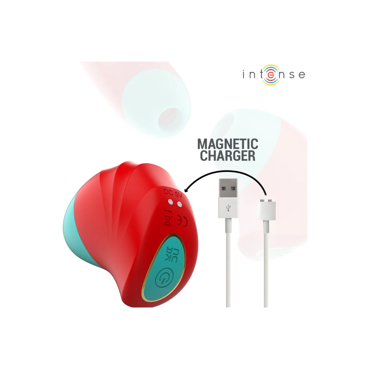 DONNIE KLITORISTIMULATOR ROT/GRÜN VON INTENSE FUN