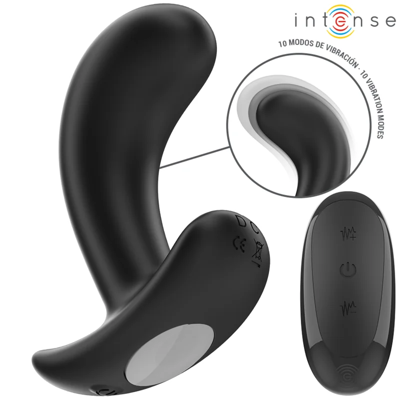 Chandler Anal Plug 10 Vibrationen Schwarz mit Fernbedienung von Intense Anal Toys kaufen | Fesselliebe