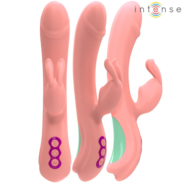 Rachel Rabbit Vibrator 5 Vibrationen Rosa von Intense Fun kaufen | Fesselliebe