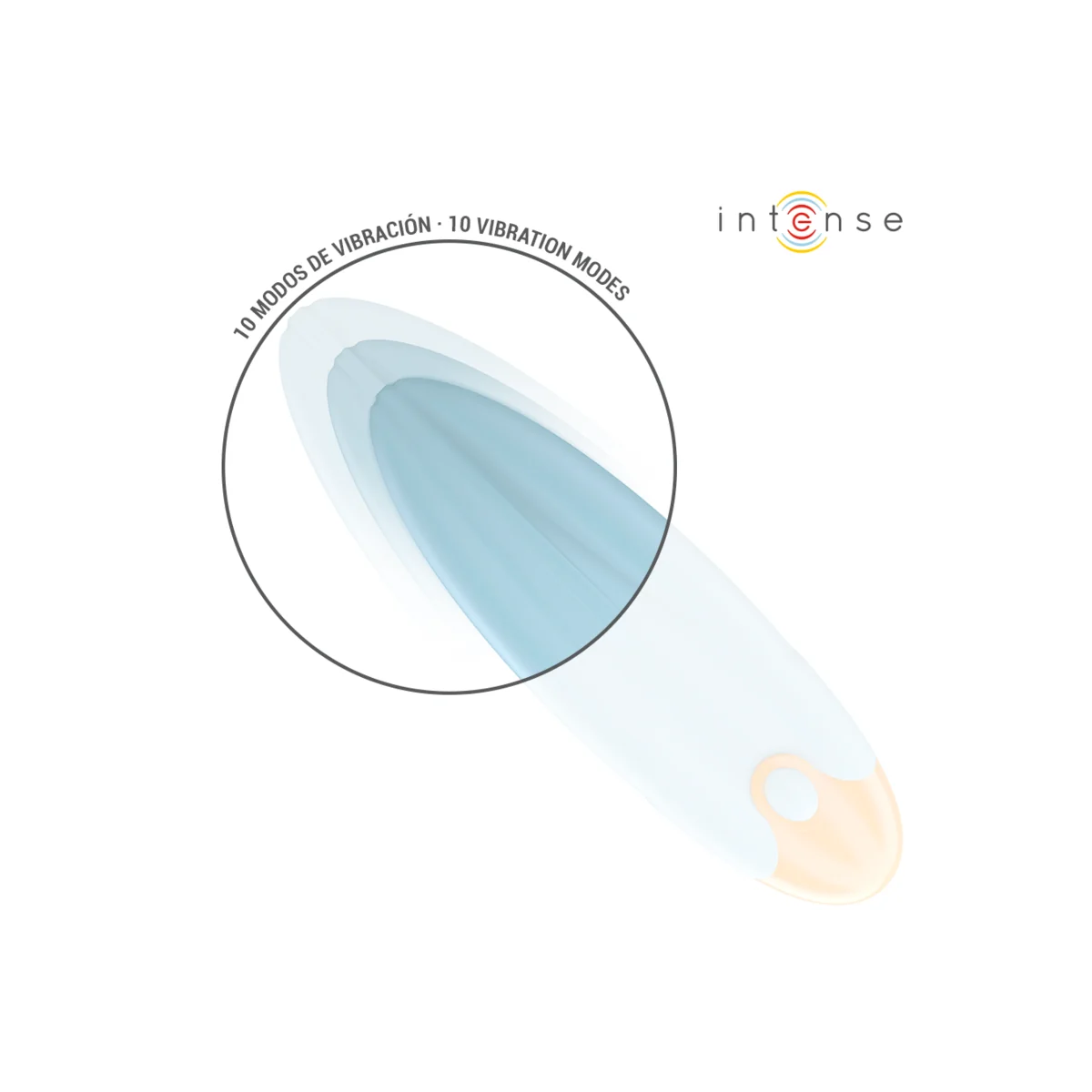 Mike Vibrierender Bullet 10 Vibrationen Blau mit Fernbedienung von Intense Fun kaufen | Fesselliebe