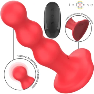Cody Vibrator mit Saugnäpfen, Rote mit Fernbedienung von Intense Fun kaufen | Fesselliebe