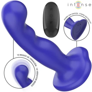 Shorty Vibrator mit Saugnäpfen Blau mit Fernbedienung von Intense Fun kaufen | Fesselliebe