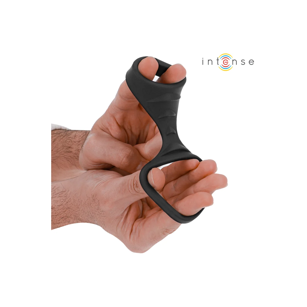 Theo Doppelter Penisring aus Silikon Schwarz Modell 3 von Intense Couples Toys kaufen | Fesselliebe