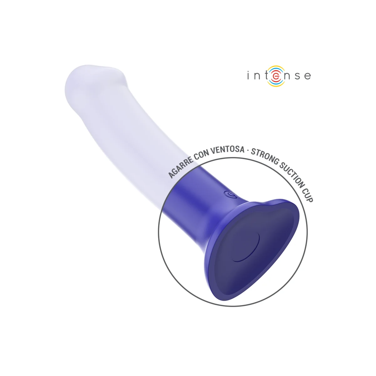 Victoria Vibrator mit Saugnäpfen 10 Vibrationen Dunkelblau mit Fernbedienung von Intense Fun kaufen | Fesselliebe