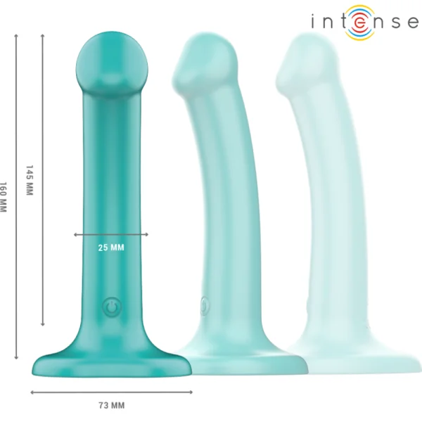 Katie Vibrator mit Saugnäpfen 10 Vibrationen Blau mit Fernbedienung von Intense Fun kaufen | Fesselliebe