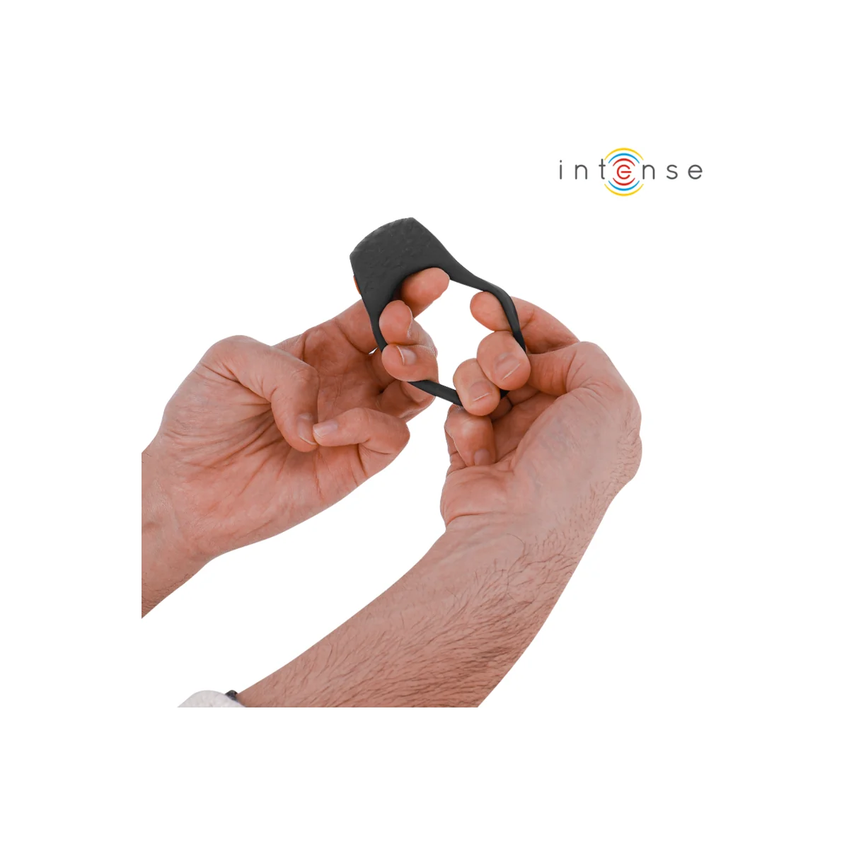 Clover Vibrator Penisring 10 Vibrationen Schwarz von Intense Couples Toys kaufen | Fesselliebe