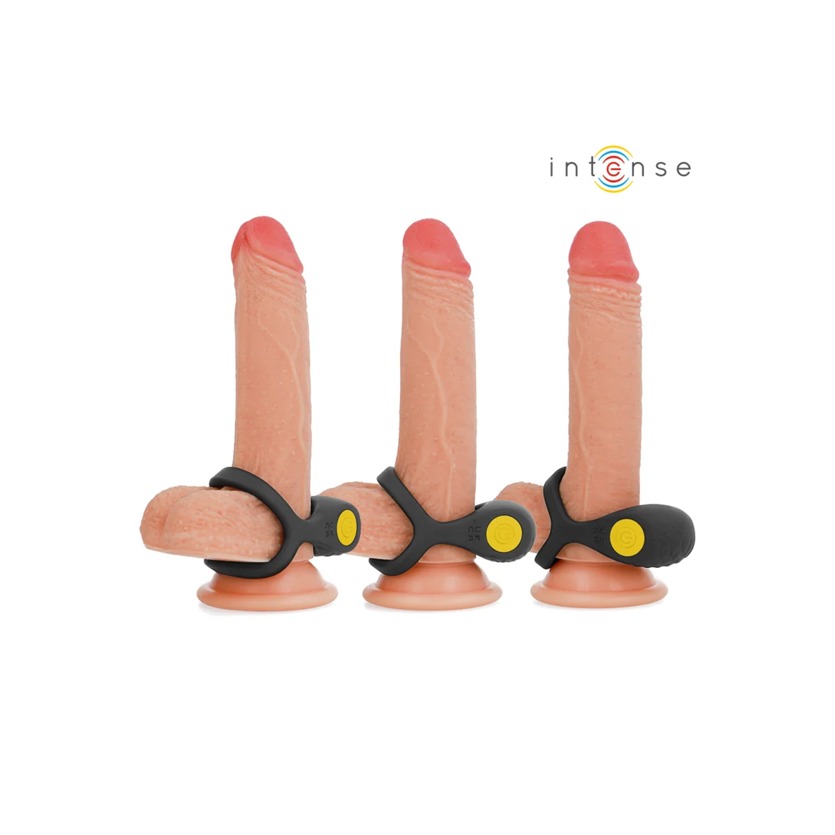 Alex Vibrator Doppel-Penisring 10 Vibrationen Schwarz von Intense Couples Toys kaufen | Fesselliebe