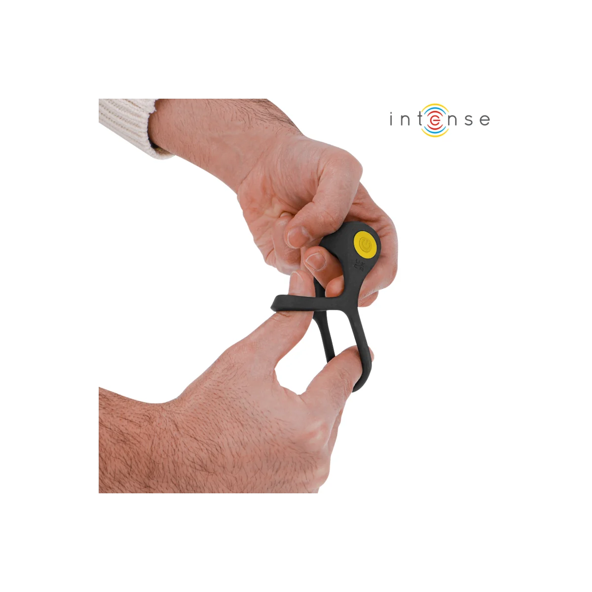 Alex Vibrator Doppel-Penisring 10 Vibrationen Schwarz von Intense Couples Toys kaufen | Fesselliebe