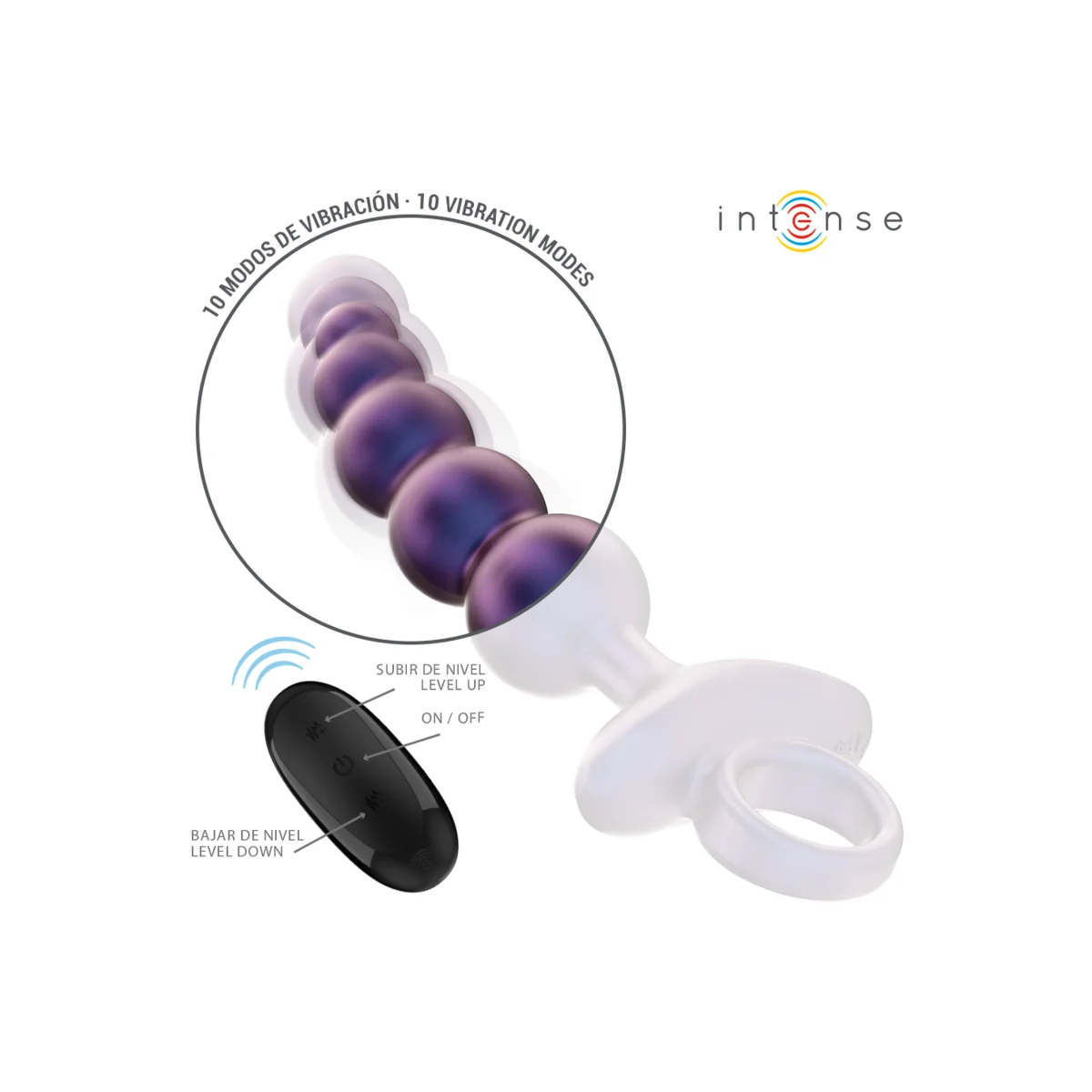 Tito Vibrierender Analstecker Modell 3 mit Fernbedienung von Intense Anal Toys kaufen | Fesselliebe