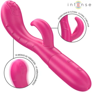 Amara Vibrator mit Stimulierender Zunge 10 Vibrationen Rosa von Intense Fun kaufen | Fesselliebe