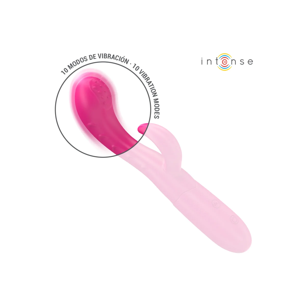 Amara Vibrator mit Stimulierender Zunge 10 Vibrationen Rosa von Intense Fun kaufen | Fesselliebe