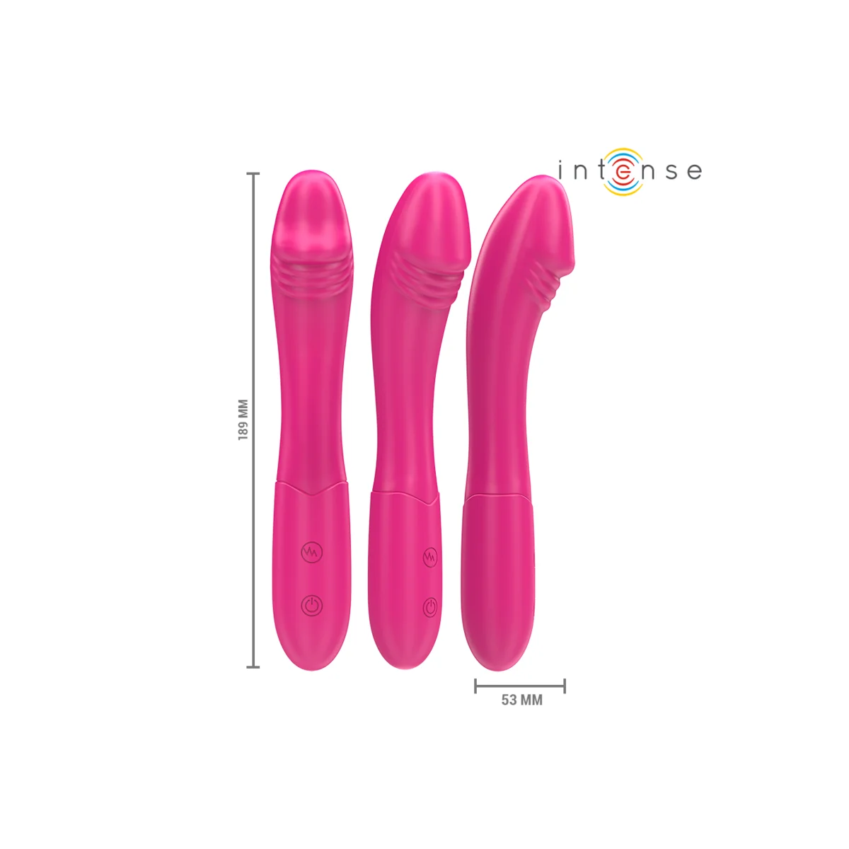 Belinda Vibrator 19 cm Flexibel 10 Vibrationen Rosa von Intense Fun kaufen | Fesselliebe