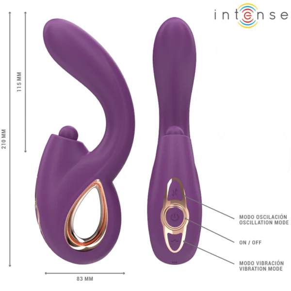 Lali Multifunktions-G-Spot-Vibrator Tapping & Stoss & Vibration Lila von Intense Fun kaufen | Fesselliebe
