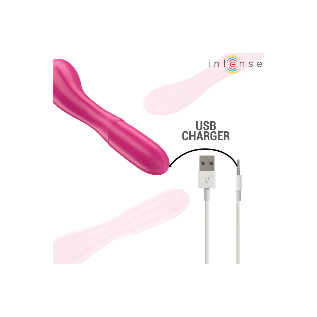 Lisette Vibrator 19 cm Flexibel 10 Vibrationen Rosa von Intense Fun kaufen | Fesselliebe