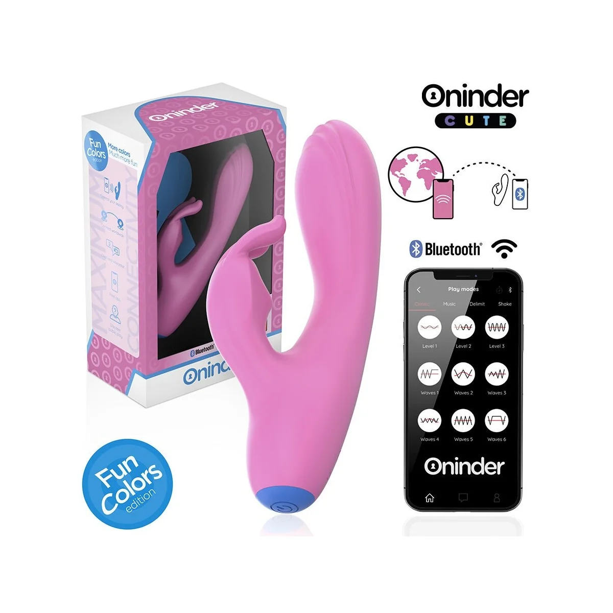 LOVE BUNNY VIBRATOR G-SPOT CLITORIS - KOSTENLOSE WELTWEITE APP VON ONINDER CUTE