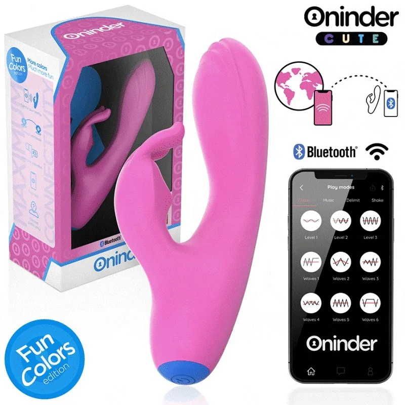 LOVE BUNNY VIBRATOR G-SPOT CLITORIS - KOSTENLOSE WELTWEITE APP VON ONINDER CUTE 2