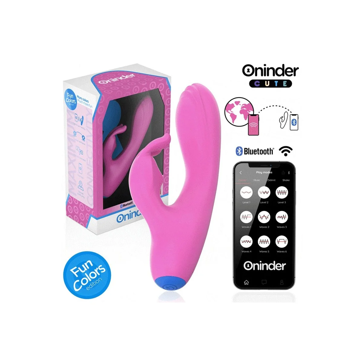 LOVE BUNNY VIBRATOR G-SPOT CLITORIS - KOSTENLOSE WELTWEITE APP VON ONINDER CUTE