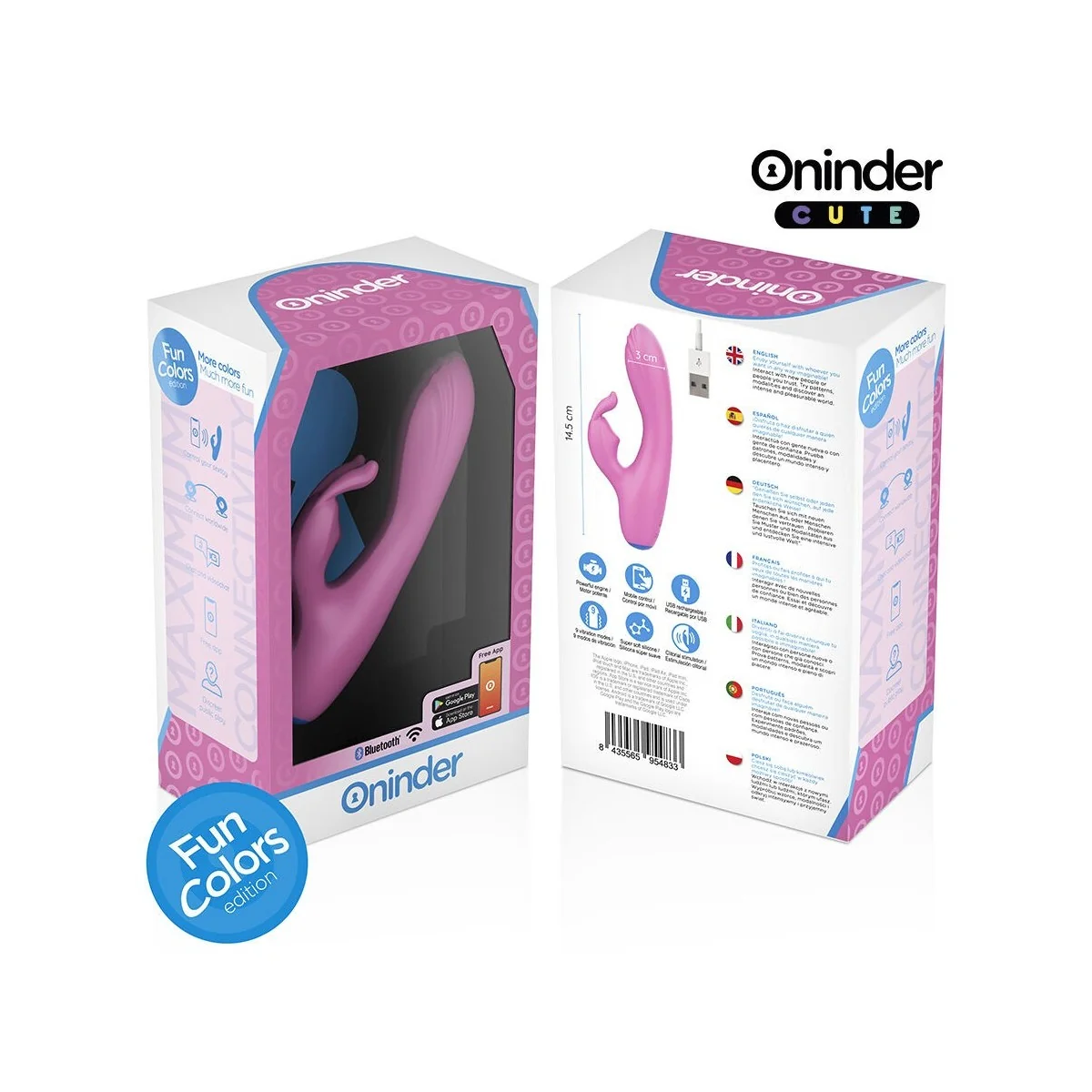 LOVE BUNNY VIBRATOR G-SPOT CLITORIS - KOSTENLOSE WELTWEITE APP VON ONINDER CUTE