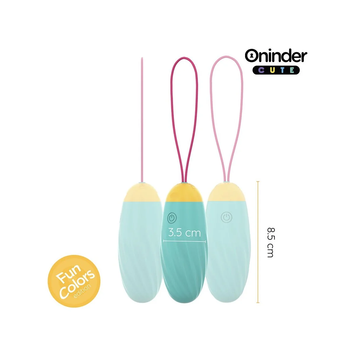 LOVE PLEASURE VIBRO-ROTIERENDES SILIKON-EDELSTEIN-EI - KOSTENLOSE WELTWEITE APP VON ONINDER CUTE