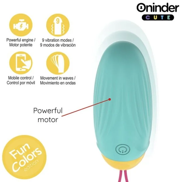 LOVE PLEASURE VIBRO-ROTIERENDES SILIKON-EDELSTEIN-EI - KOSTENLOSE WELTWEITE APP VON ONINDER CUTE