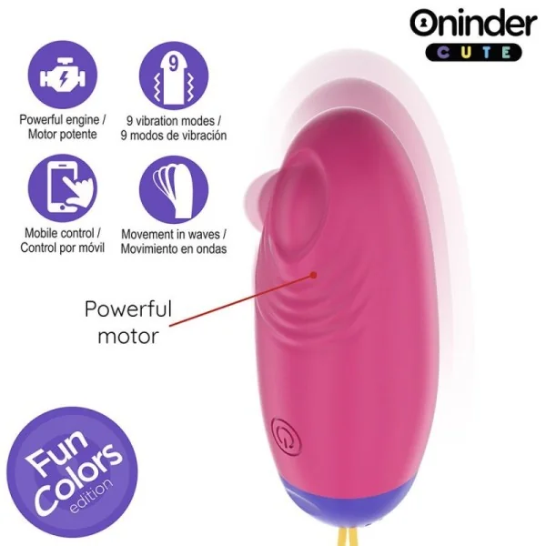 LOVE PLEASURE VIBRO-WAVE TAPPING SILIKON-EI - KOSTENLOSE WELTWEITE APP VON ONINDER CUTE