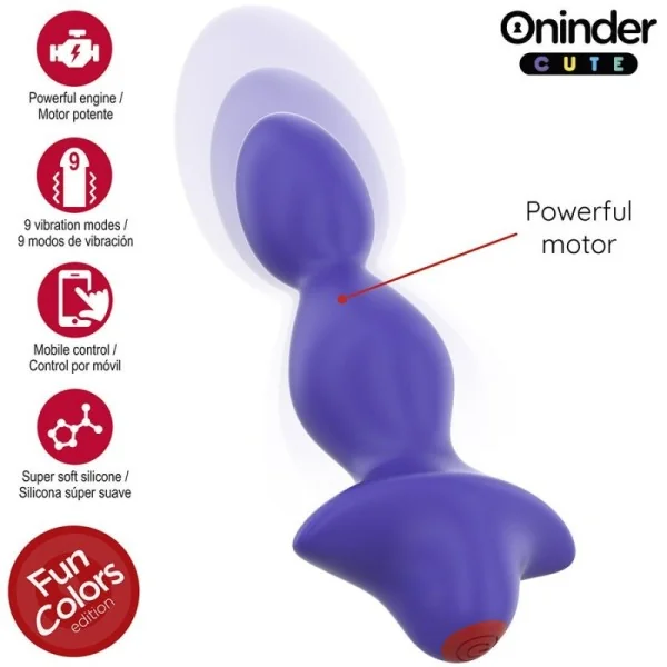 LOVE BUTT VIBRIERENDER ANALPLUG-DILATATOR - KOSTENLOSE WELTWEITE APP VON ONINDER CUTE