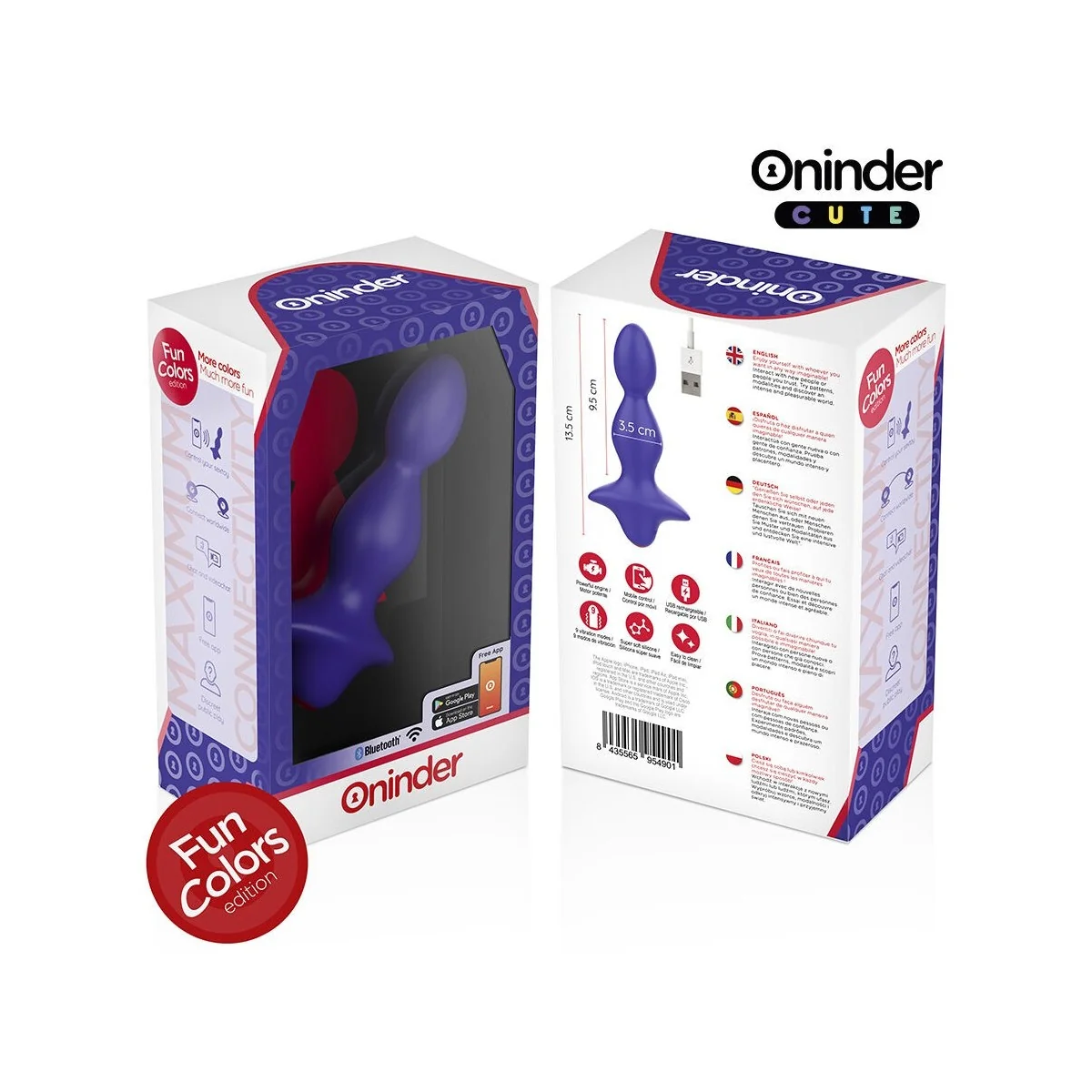 LOVE BUTT VIBRIERENDER ANALPLUG-DILATATOR - KOSTENLOSE WELTWEITE APP VON ONINDER CUTE