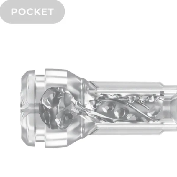 Feel Pocket Stroker Kristall von Kiiroo Transparent von Kiiroo kaufen | Fesselliebe
