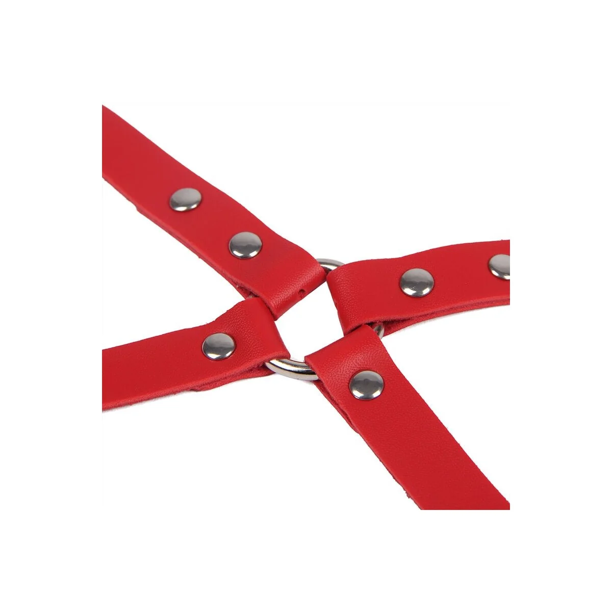 953706 Handschellen mit Bondage-Gürtel Rot One Size (S-L) von Subblime Fetish kaufen | Fesselliebe