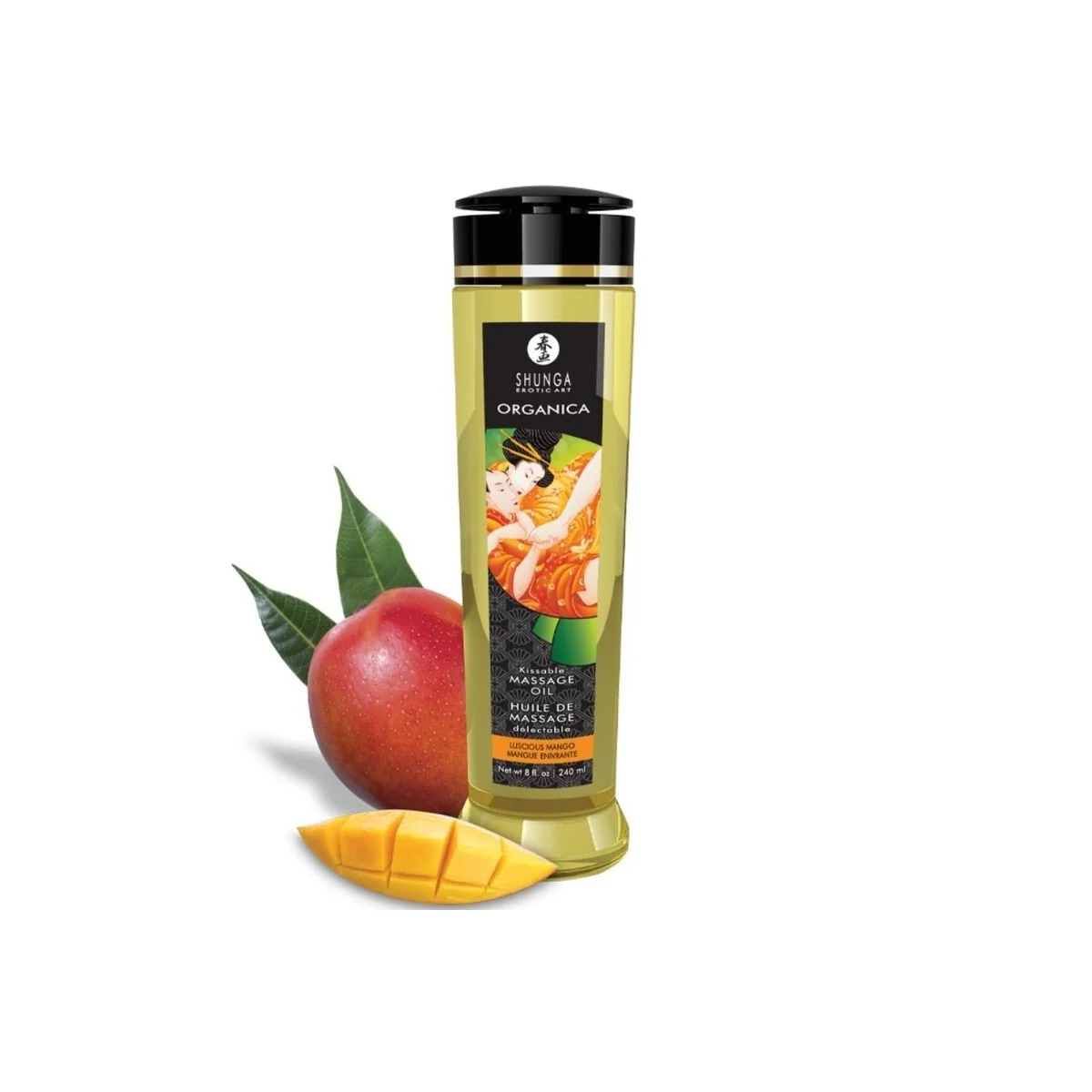 Bio Massageöl Mango 240 ml von Shunga Oils kaufen | Fesselliebe