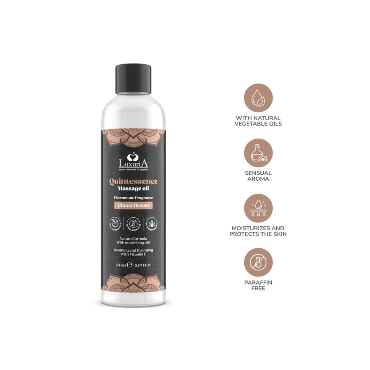 Massageöl Schokolade 150 ml von Intimateline kaufen | Fesselliebe