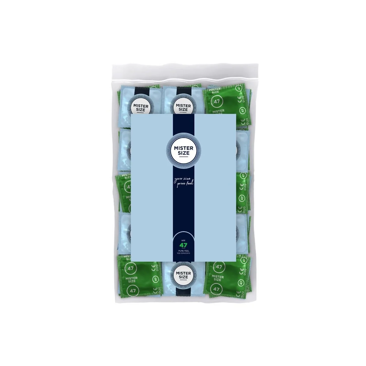 Kondome Größe Xs 47 Mm (100 Stück) von Mister Size kaufen | Fesselliebe
