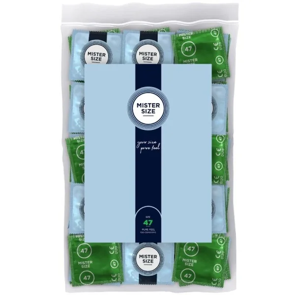 Kondome Größe Xs 47 Mm (100 Stück) von Mister Size kaufen | Fesselliebe