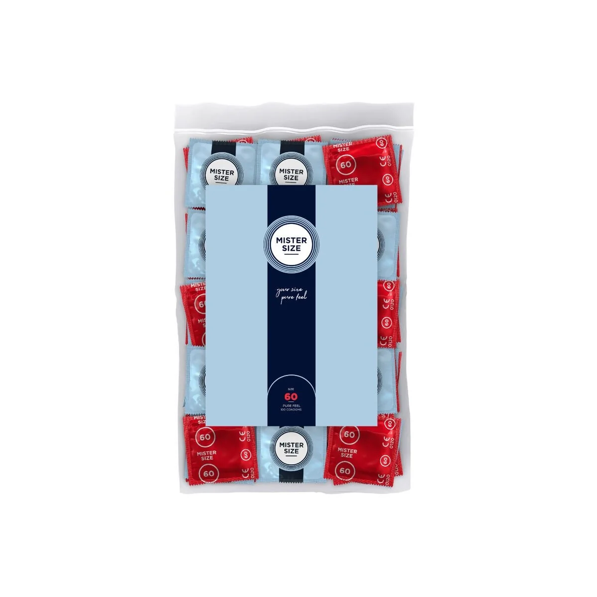 Kondome Größe XL 60 Mm (100 Stück) von Mister Size kaufen | Fesselliebe