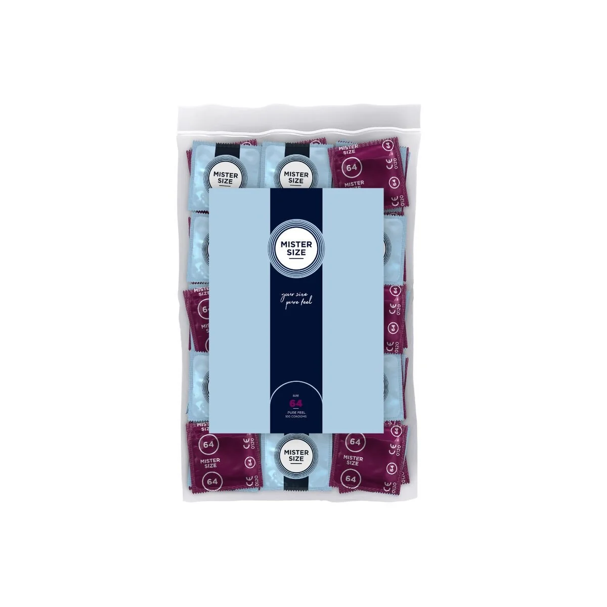 Kondome Größe Xxl 64 Mm (100 Stück) von Mister Size kaufen | Fesselliebe