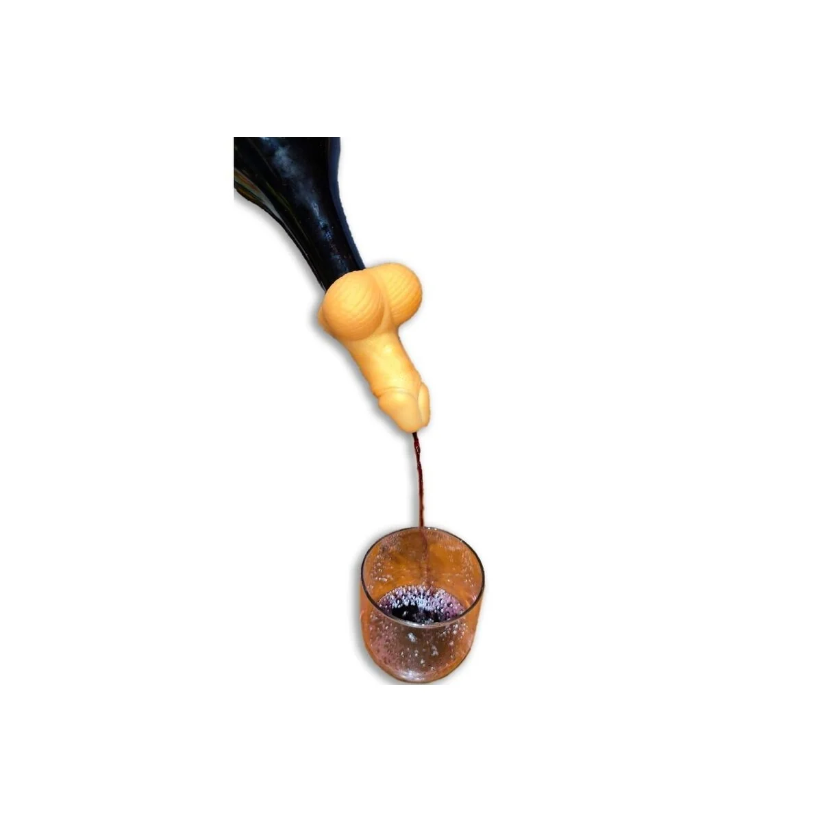 Goldene Weinkaraffe in Penisform von Diablo Picante kaufen | Fesselliebe