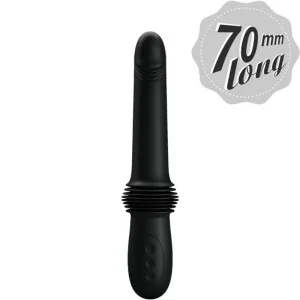 Pazuzu Vibrator 3 Stossmodi Schwarz von Pretty Love kaufen | Fesselliebe