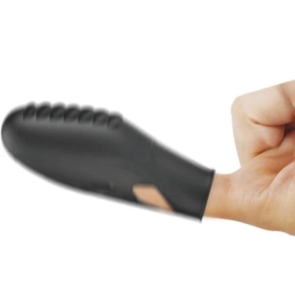 Gilo Silikon-Fingervibrator Schwarz von Pretty Love kaufen | Fesselliebe