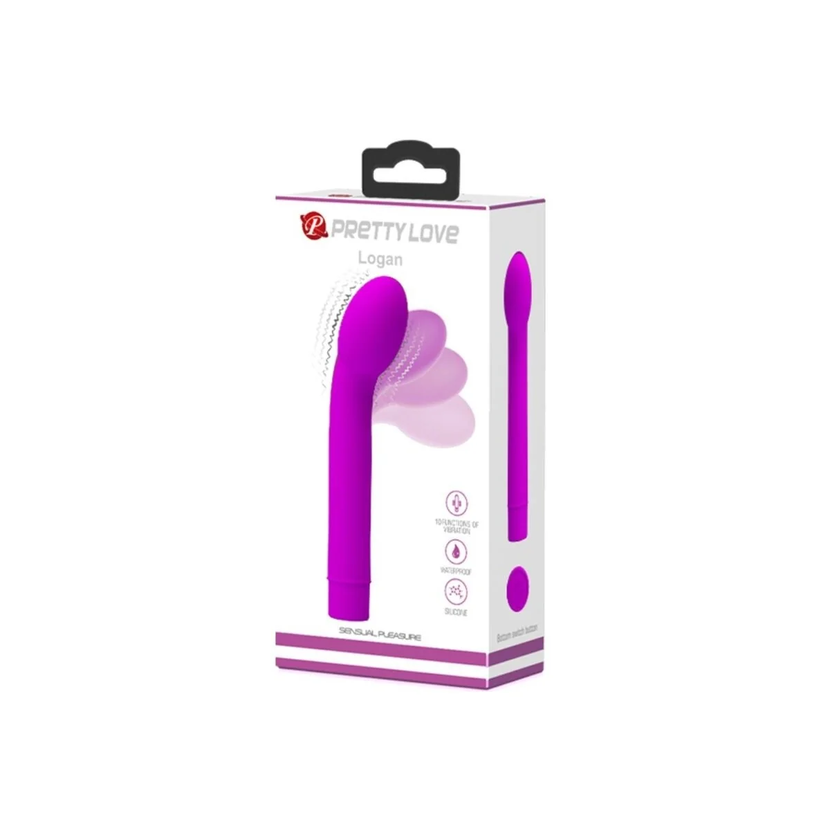 Logan G-Spot Vibrator 10 Vibrationen Lila von Pretty Love kaufen | Fesselliebe