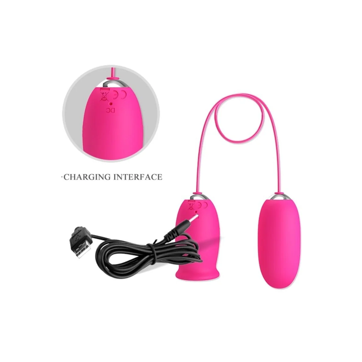 Daisy Vibrierendes Ei + Klitoris Stimulierende Zunge Rosa von Pretty Love kaufen | Fesselliebe