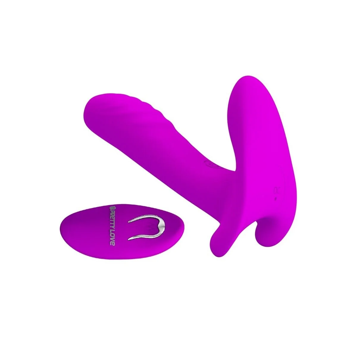 Massager & Vibrator 12 Vibrationen mit Fernbedienung Lila von Pretty Love kaufen | Fesselliebe