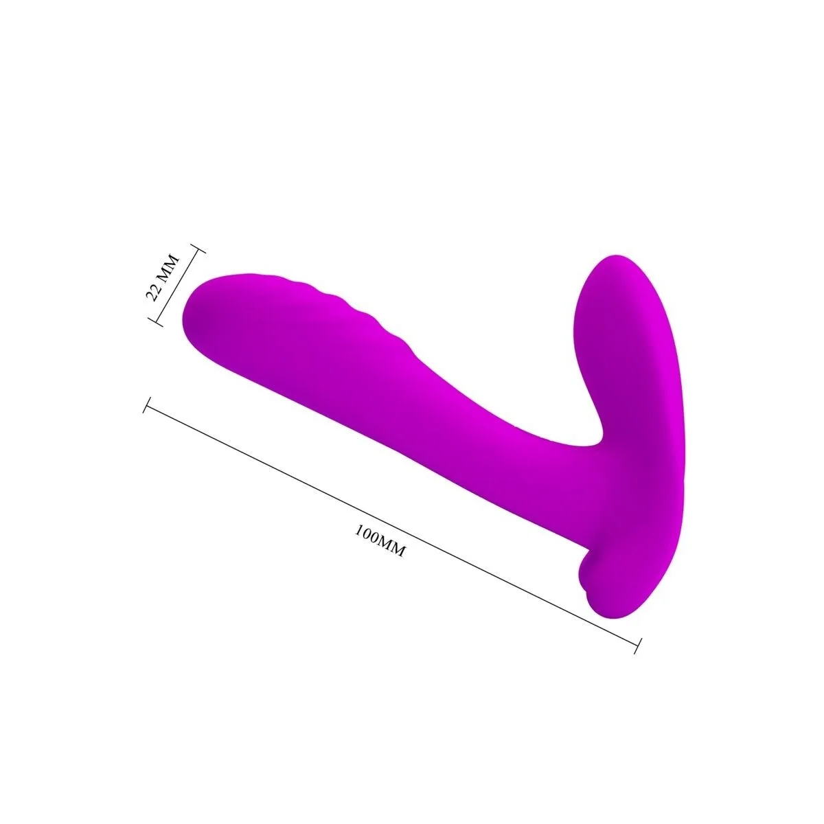 Massager & Vibrator 12 Vibrationen mit Fernbedienung Lila von Pretty Love kaufen | Fesselliebe