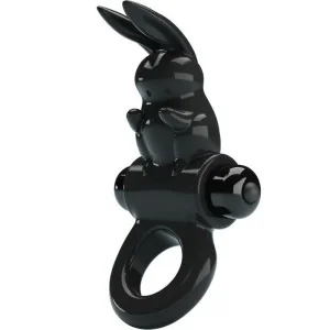 Aufregender Ring Rabbit Vibratorring 10 Vibrationen Schwarz von Pretty Love kaufen | Fesselliebe