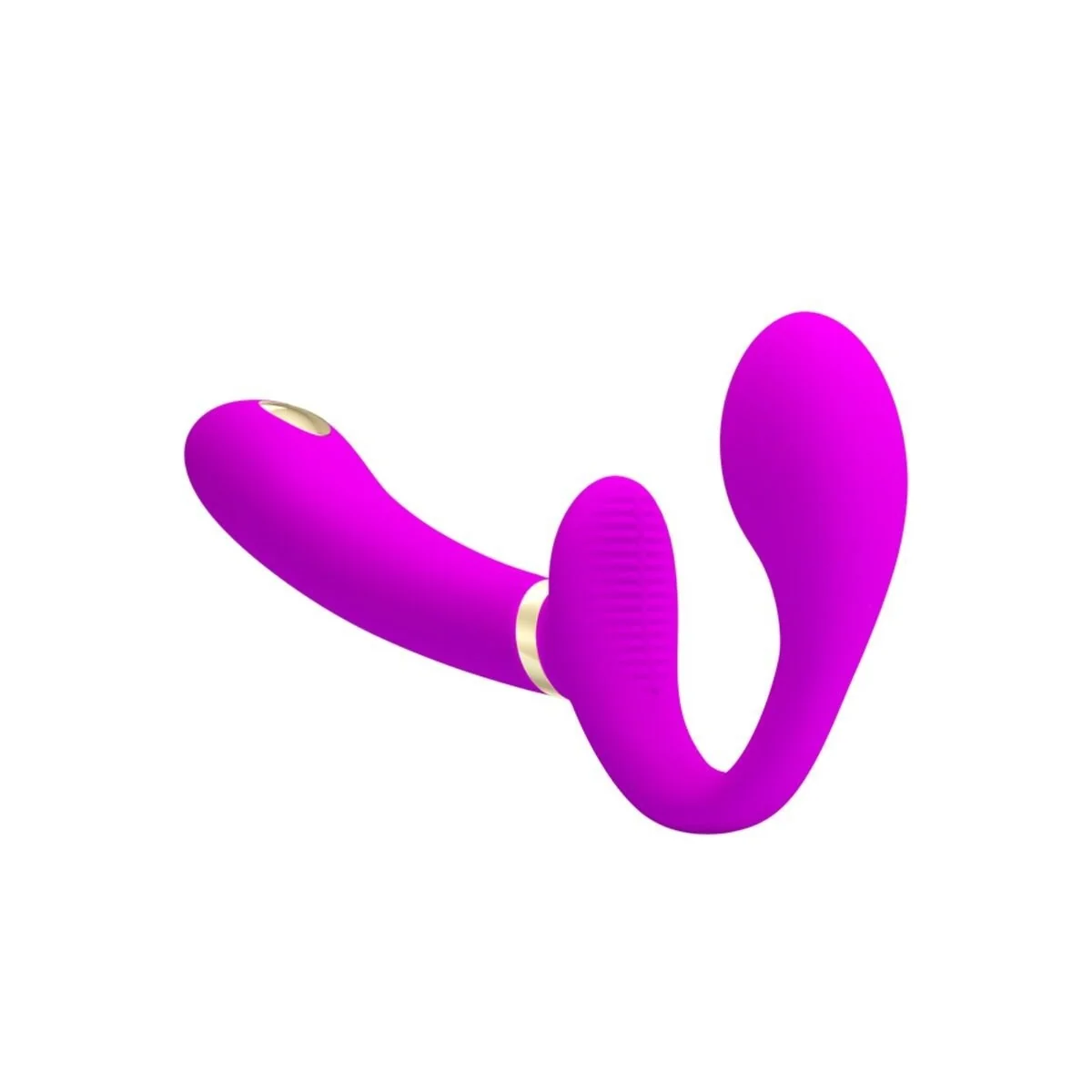 Thunderbird Doppelter Strap-On-Vibrator mit Fernbedienung Lila von Pretty Love kaufen | Fesselliebe