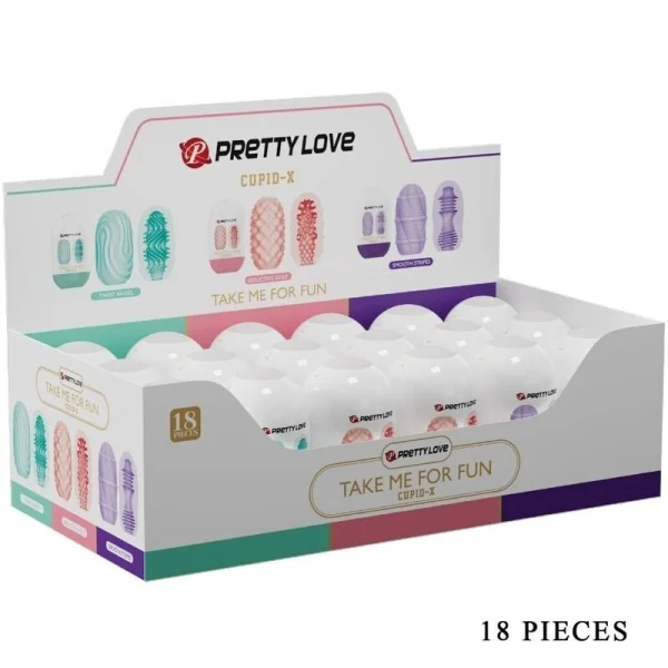 Cupid X 18 Männliche Masturbatoren Verschiedene Texturen von Pretty Love kaufen | Fesselliebe