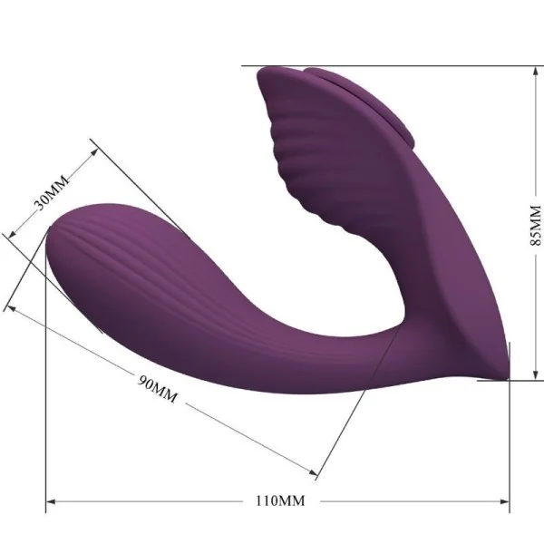 Franz Massager und Vibrator mit kostenloser App Lila von Pretty Love kaufen | Fesselliebe