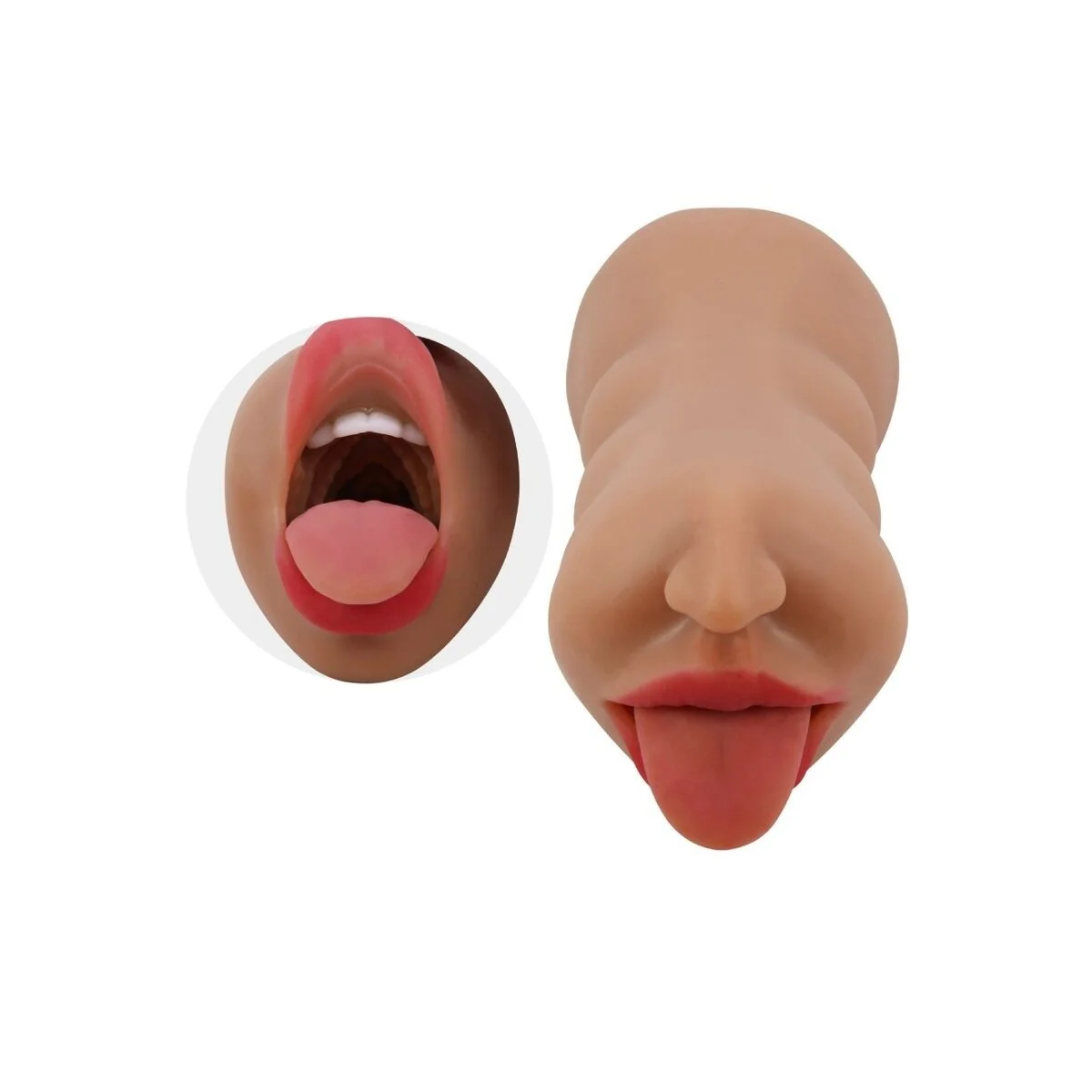 Sarah Doppelmasturbator Mund & Vagina Fleisch von Crazy Bull kaufen | Fesselliebe